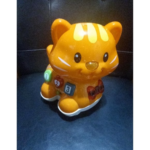 Vtech Catch Me Kitty Orange Cat Kitten Interactive Toddler Learning Toy - Picture 9 of 16